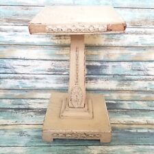 Antique Wood Pedestal Store Display Stand Levin Display Fixtures for Service NY for sale  Shipping to South Africa