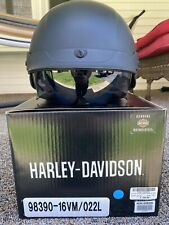 Medio casco para escudo solar ultraligero Harley Davidson negro mate lúcido. ¡Como nuevo! segunda mano  Embacar hacia Argentina