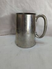 Vintage Brooks Brothers Pewter Tankard England 1 Pint, 542 Glass Bottom Nice, used for sale  Shipping to South Africa