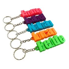 3D Personalised Keyring - Party Bag / Gifts / Name Tags / School Bag / Travel for sale  Shipping to South Africa