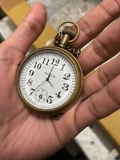 Waltham Vanguard 23 jewel 2'' working pocket watch Antique Replica Gift Occasion, used for sale  Shipping to South Africa