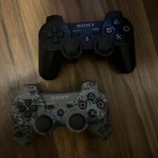 Controladores PlayStation 3 (2) Dual Shock 3 originales negro y camuflaje digital segunda mano  Embacar hacia Argentina
