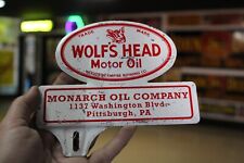 wolf head sign for sale  South Beloit