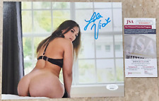 Foto firmada de Lola Vice 8x10 para mujer lucha libre certificado JSA Bellator MMA WWE NXT, usado segunda mano  Embacar hacia Argentina