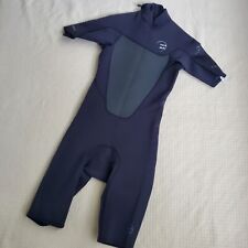 NWOT Billabong Wetsuit shorty 2-2mm Size MT black short sleeve back zip surf for sale  Shipping to South Africa