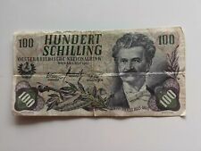 100 schilling banknote gebraucht kaufen  Hamburg