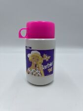 Antigo 1995 Barbie garrafa térmica de plástico borboletas e copo rosa anos 90 lancheira infantil retrô comprar usado  Enviando para Brazil