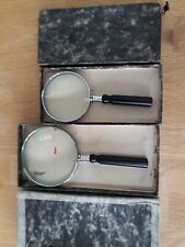 Vintage pair magnifying for sale  HALSTEAD