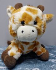 Usado, Berçário de bebê Buba vintage 6" girafa brinquedo macio de pelúcia marrom creme caramelo comprar usado  Enviando para Brazil