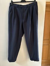 Blue tartan trousers for sale  WREXHAM