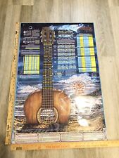 Used, Guitar Chord Poster (24"x36"), Educational Reference Guide Laminated for sale  Shipping to South Africa