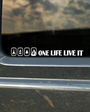 Adesivo One Life Live It 4x4 Offroad serve para Defender Land Rover Jimny Hilux comprar usado  Enviando para Brazil