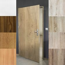 Używany, Folia drzwiowa wygląd drewna 7,4€/m2 Folia ościeżnicowa Okładzina drzwi Kuchnia Meble Drzwi Zrób to sam Folia na sprzedaż  PL