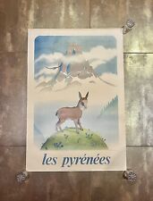 Ancienne affiche signée d'occasion  France