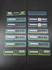 14x DDR3 4 GB/8 GB RAM Stick Lot (11x ECC, 2x Non-ECC, 1x Unidentified) - TESTED for sale  Shipping to South Africa