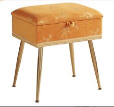 Soohow Vanity Chair Storage Vanity Stool Ottoman Foot Rest, Makeup Vanity Stool for sale  Shipping to South Africa