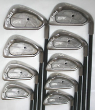 Used, Ping ISI-K irons 3-SW with Ping U44 seniors flex graphite shafts - SENIORS for sale  Shipping to South Africa
