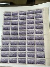 Folha de 50 selos Scott #970 EUA 1948 3c Fort Kearny comprar usado  Enviando para Brazil