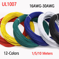 Cable de cable UL1007 16/18/20/22/24/26/28/30 AWG cable hendido de cobre latado 300 V , usado segunda mano  Embacar hacia Argentina