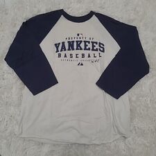 MLB New York Yankees Béisbol Adulto MED Majestic Marca Camisa Mangas Largas segunda mano  Embacar hacia Argentina