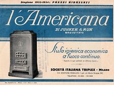 Brochure americana junker usato  Milano