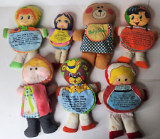 "Lote de 7 muñecas de juguete de colección Dan Dee y otros libros de peluche suave abatibles de tela de peluche 10"  segunda mano  Embacar hacia Argentina