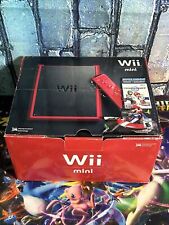 Nintendo Wii Mini Red Console Gaming System W/Box Amazing Condition, used for sale  Shipping to South Africa