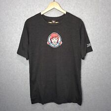 Wendy’s T Shirt “See You Earlier” NCAA Sponsorship Employee Barco Med Gray for sale  Shipping to South Africa