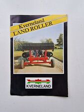 Kverneland land roller for sale  WOODBRIDGE