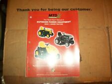MTD 2002 libro de equipo eléctrico para exteriores 3 tractores de jardín 770-10378 segunda mano  Embacar hacia Argentina