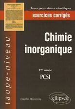 Chimie inorganique pcsi d'occasion  France