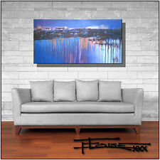 ABSTRACT PAINTING MODERN CANVAS WALL ART Large, Framed, Signed, US ELOISExxx for sale  Shipping to Canada