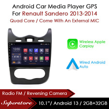 10.1" Android 13 CarPlay Auto carro estéreo unidade principal GPS para Renault Sandero comprar usado  Enviando para Brazil