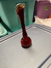 Glass vase red for sale  Newaygo