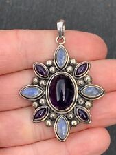 Silver large amethyst for sale  BRIGHTON