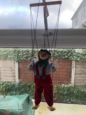 Wooden clown puppet for sale  HOCKLEY