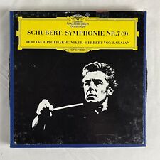 SCHUBERT Symphony No. 9 1969 Stereo 7" Reel Tape Deutsche Grammophon L 9043 - VG for sale  Shipping to South Africa