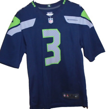 Russell Wilson Seattle Seahawks NFL Nike Blue mens  Small jersey, used for sale  Shipping to South Africa
