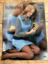 Vintage knitting pattern for sale  WADHURST