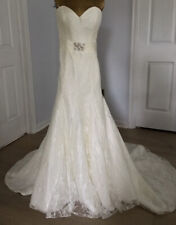 Exclusive Bridals By A.C.E.Strapless Sweetheart Wedding Gown Bling Waist 12 for sale  Shipping to South Africa