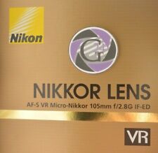 Nikon AF - S 105 MM 2.8 Micro VR If Ed - GT24 Offre - 12 Mois Garantie d'occasion  Expédié en Belgium