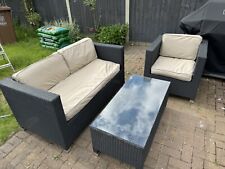 Rattan garden sofa for sale  BEXLEY
