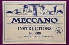 Meccano 34.000 instructions for sale  Shipping to Ireland