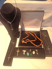 Vintage crucifix rosary for sale  SHEFFIELD