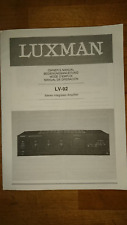 Luxman bedienungsanleitung per gebraucht kaufen  Hellern