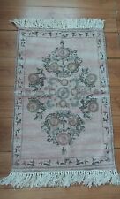 Pink cotton rug for sale  CARDIFF