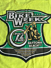 Nuevo con etiquetas Daytona Beach 2013 Bicicleta Semana 72 Años Camiseta XL S/S Gráfico Amarillo B52 segunda mano  Embacar hacia Argentina