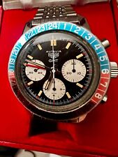 Vintage HEUER Autavia Pepsi GMT Ref. 2446C Valjoux 72C (1969) mais caixa original, usado comprar usado  Enviando para Brazil