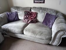 Grey velvet feel for sale  THORNTON-CLEVELEYS