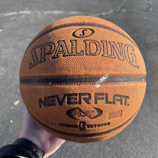 Baloncesto compuesto de cuero compuesto vintage Spalding nunca plano naranja 29,5"" talla 7, usado segunda mano  Embacar hacia Argentina